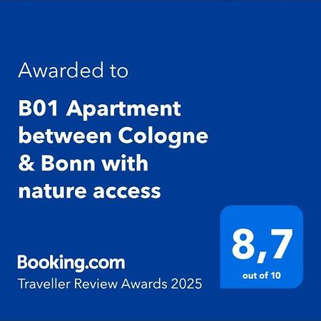 B01 Apartment Between Cologne & Bonn With Nature Access Troisdorf Exterior photo